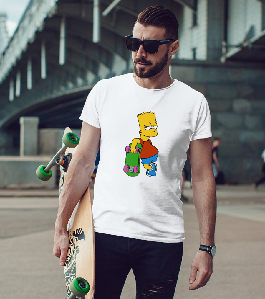 Bart Simpson Skateboard T-Shirt