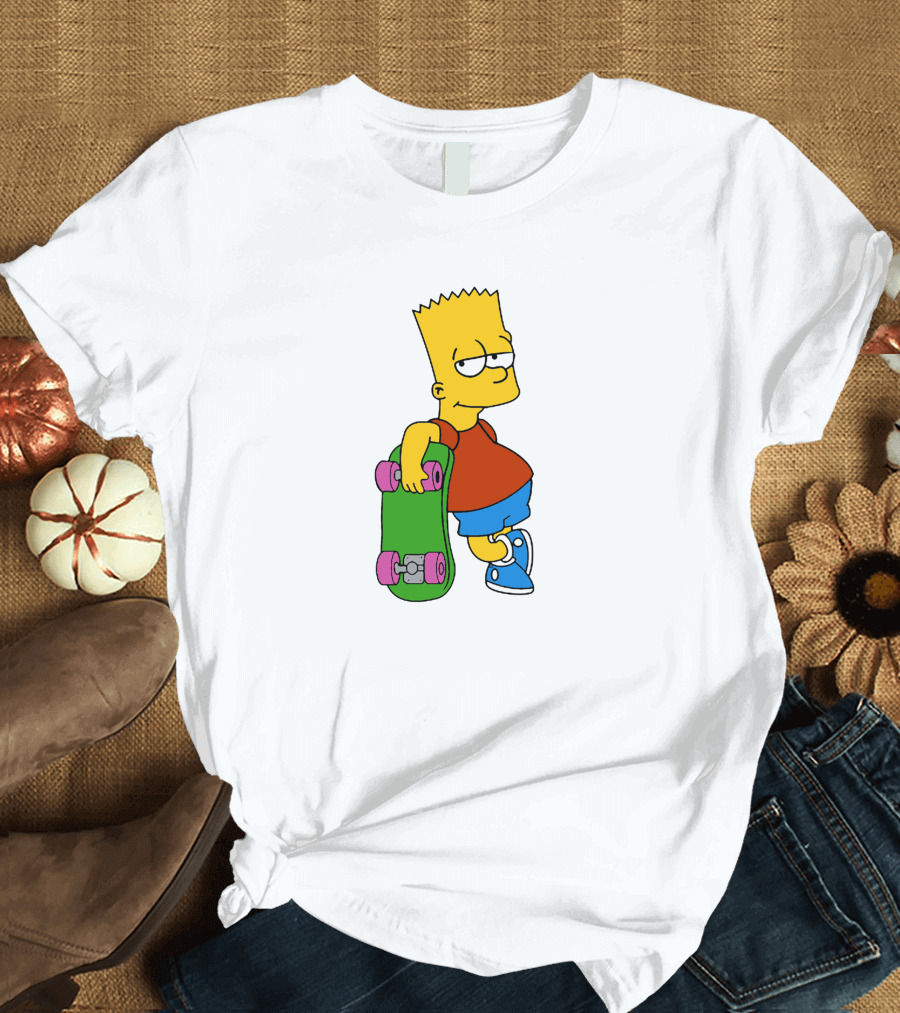 Bart Simpson Skateboard T-Shirt