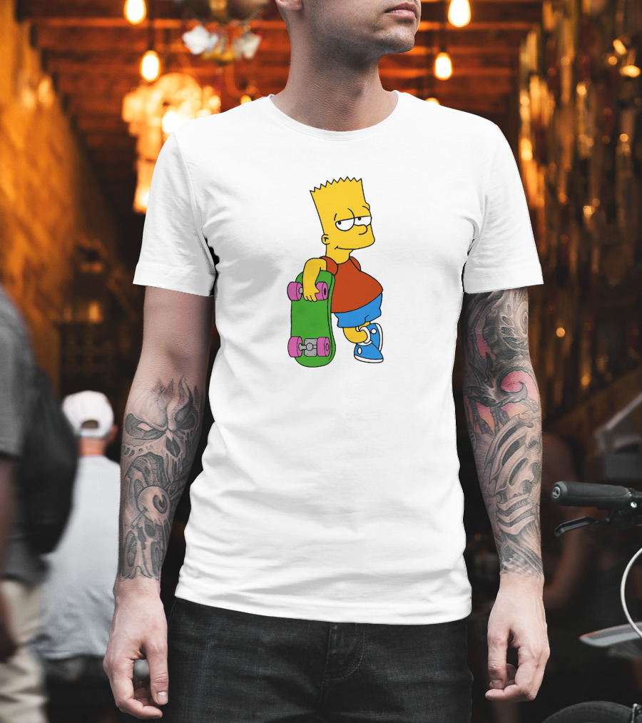 Bart Simpson Skateboard T-Shirt