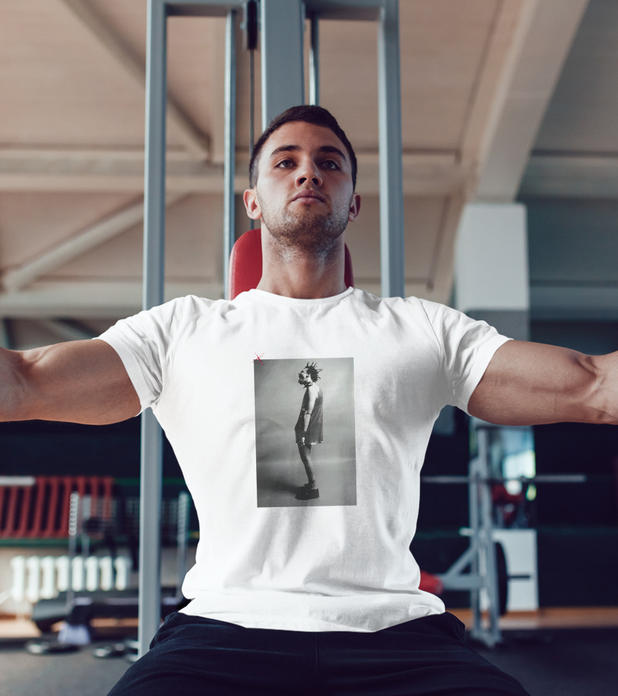 Yb Weird Edgy Black And White Punk Aesthetic T-Shirt