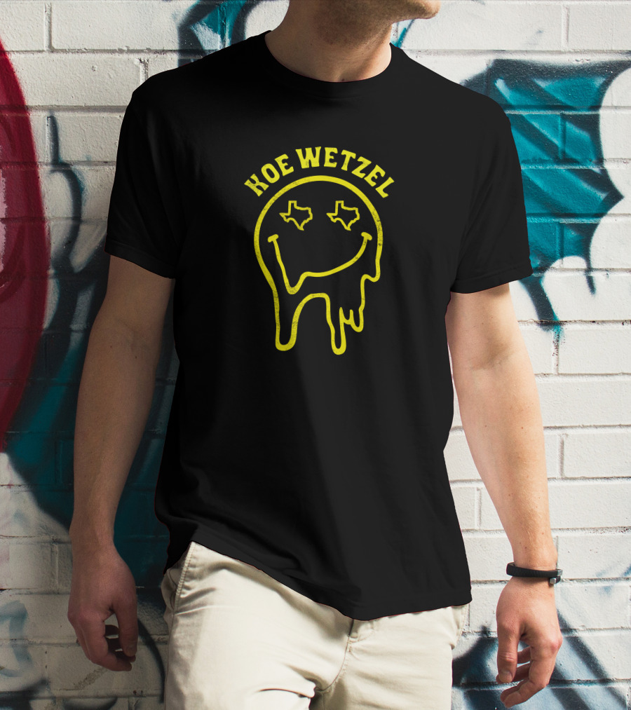 Koe Wetzel Droopy Smiley Texas Icons T-Shirt