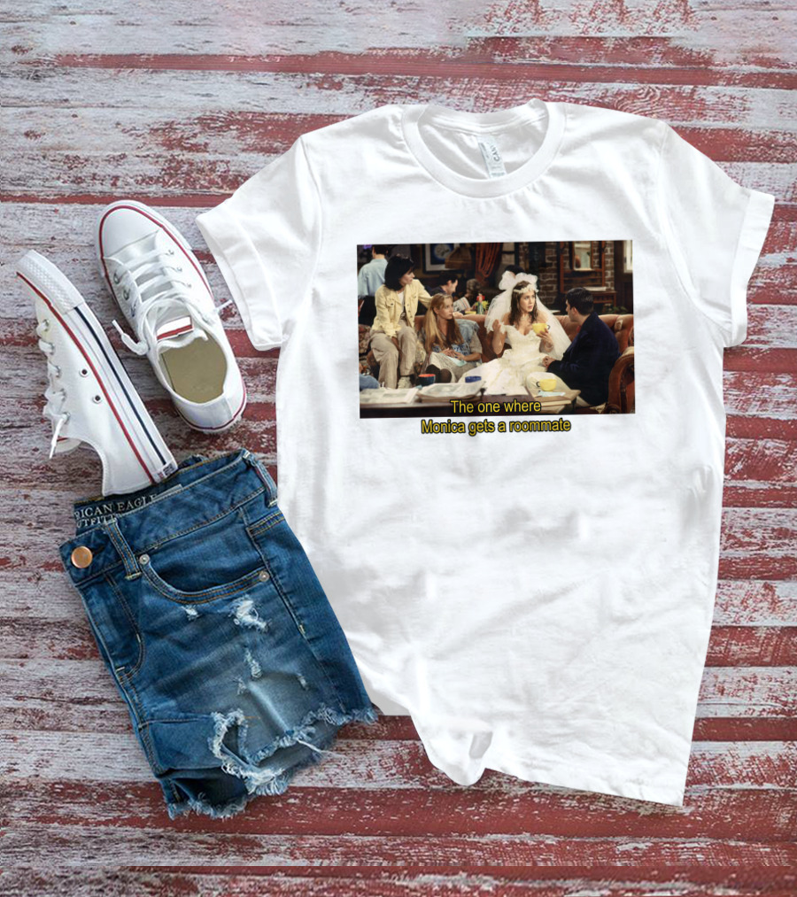 Friends The One Where Monica Gets A Roommate Wedding Dress Scene T-Shirt