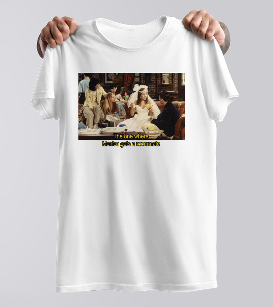 Friends The One Where Monica Gets A Roommate Wedding Dress Scene T-Shirt