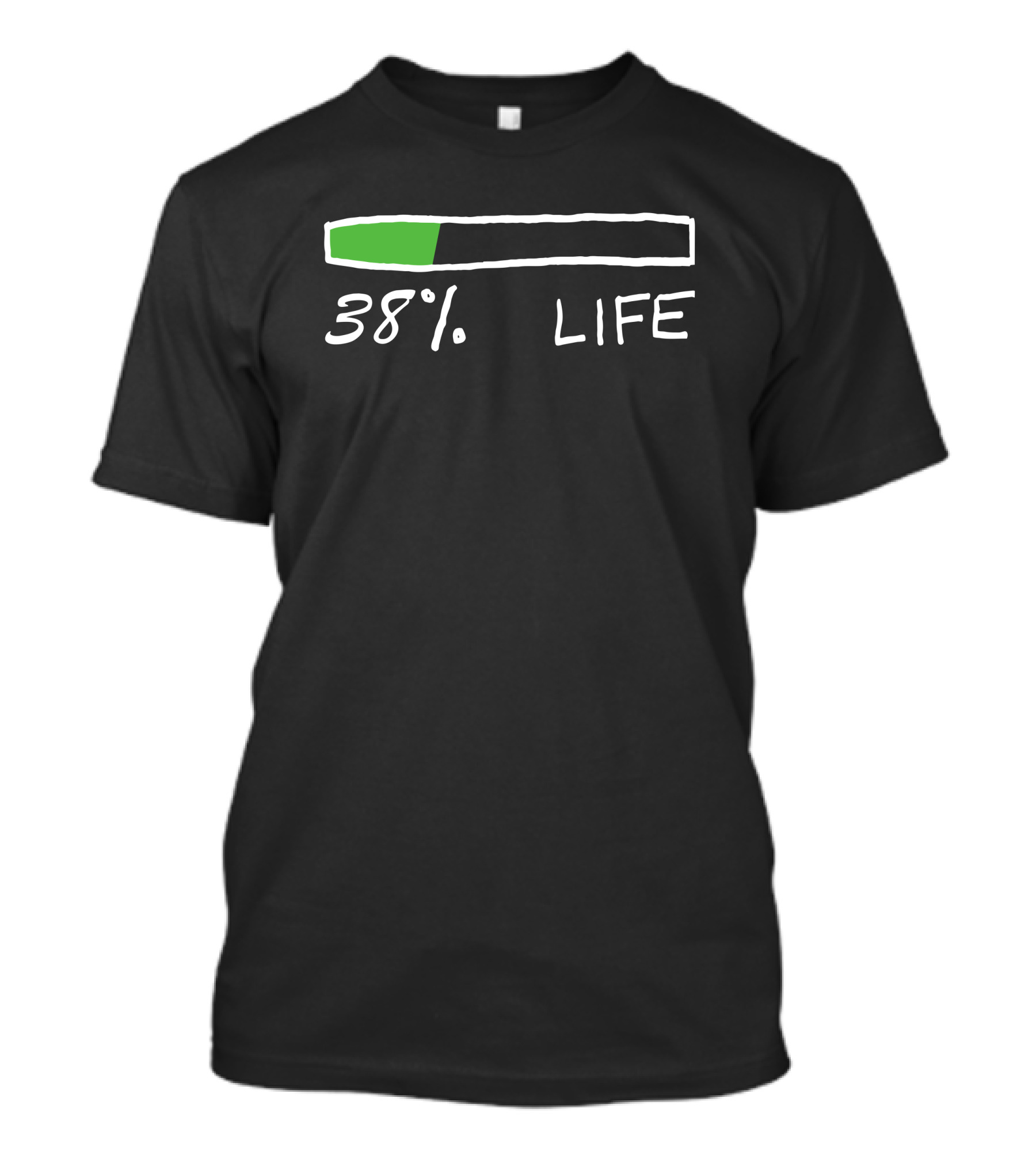 Nas Daily 38% Life Progress Bar T-Shirt