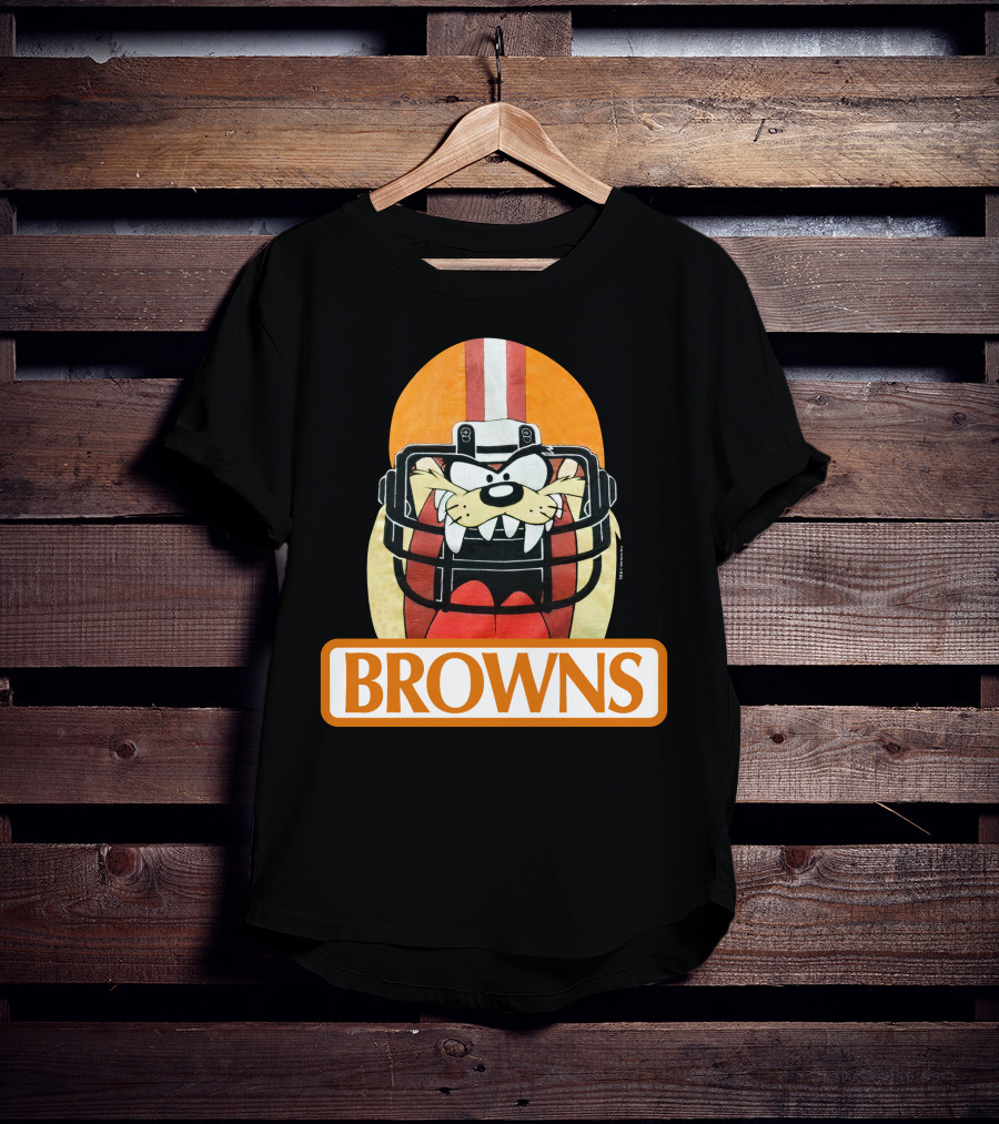 Browns Taz Football Helmet Jake Paul T-Shirt