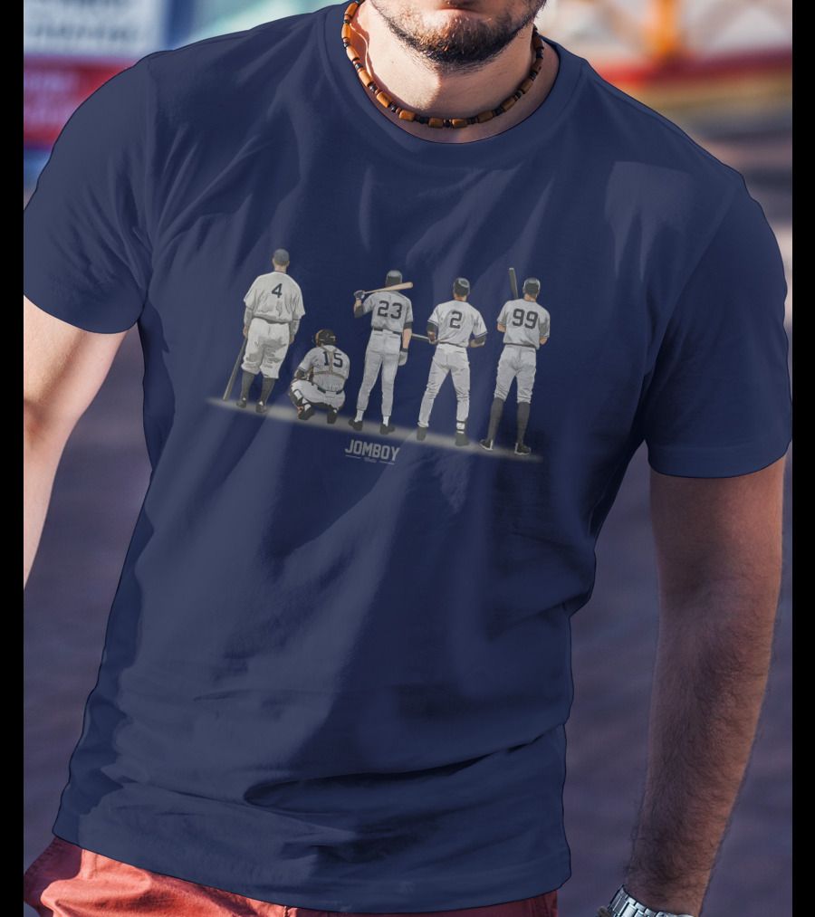 Jomboy Media The Captains Baseball Legends 4 15 23 2 99 T-Shirt
