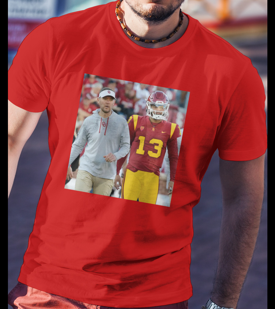 Lincoln Riley And Caleb Williams USC Football Collaboration T-Shirt