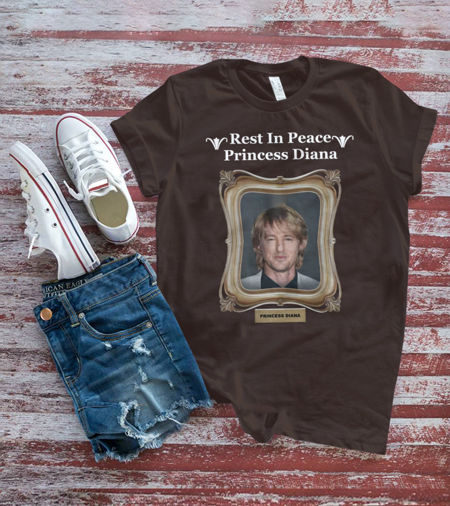 Rest In Peace Princess Diana Owen Wilson Frame T-Shirt
