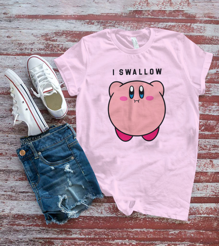 Kirby I Swallow Retro Gaming T-Shirt