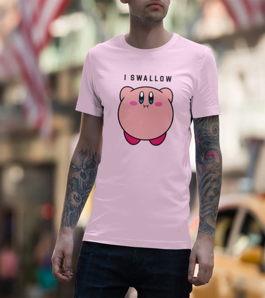 Kirby I Swallow Retro Gaming T-Shirt
