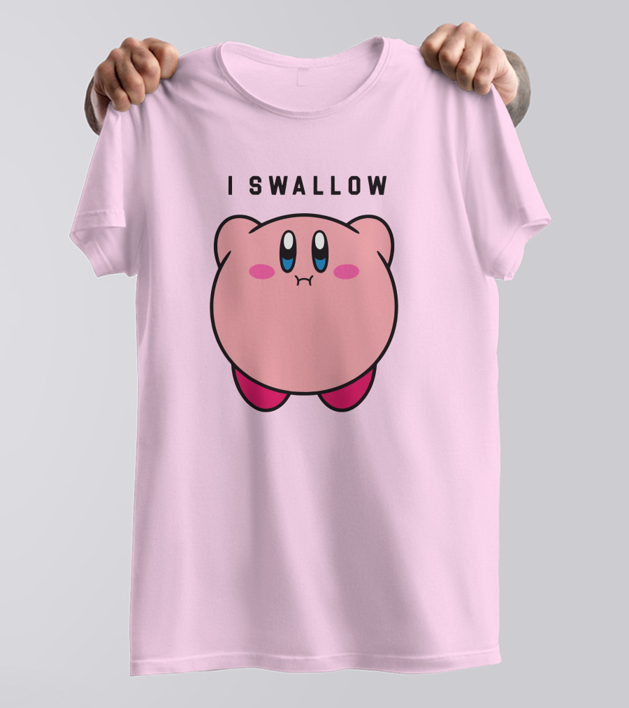 Kirby I Swallow Retro Gaming T-Shirt