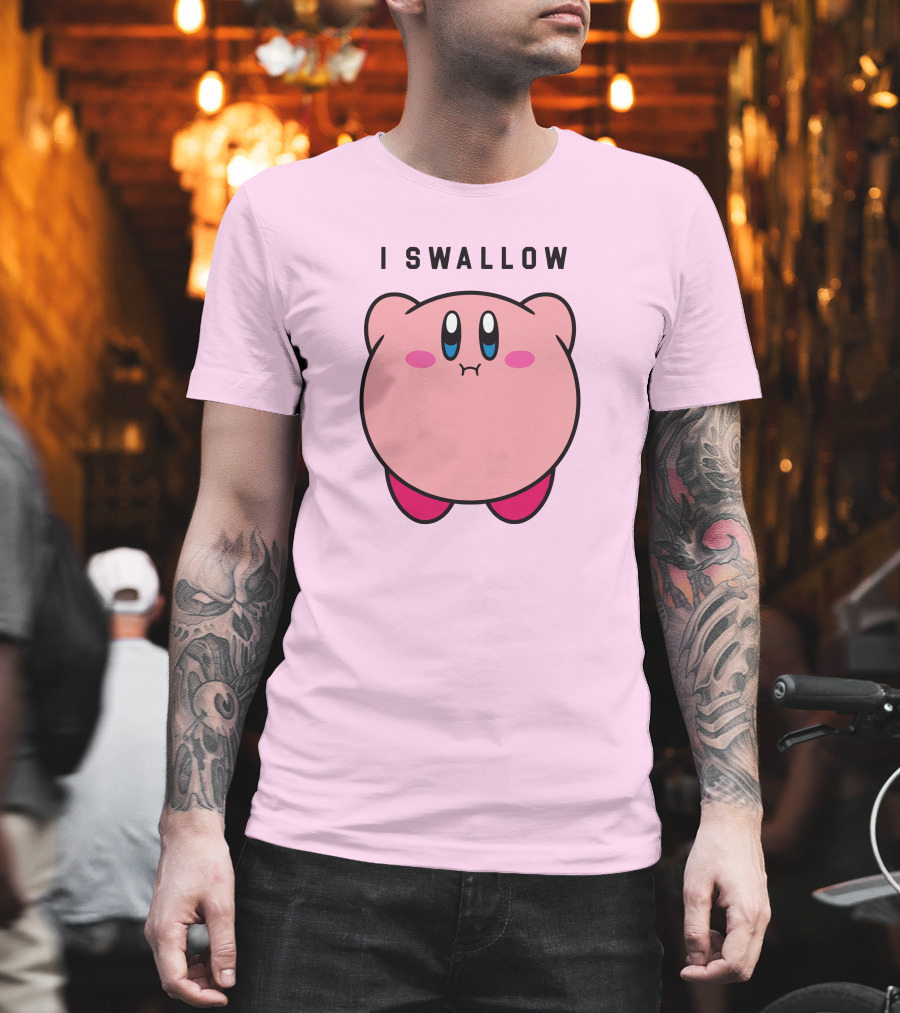 Kirby I Swallow Retro Gaming T-Shirt