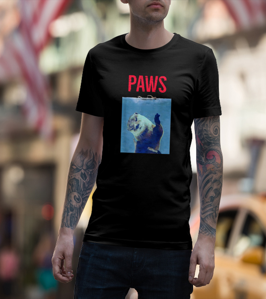 PAWS Funny Otter Jaws T-Shirt