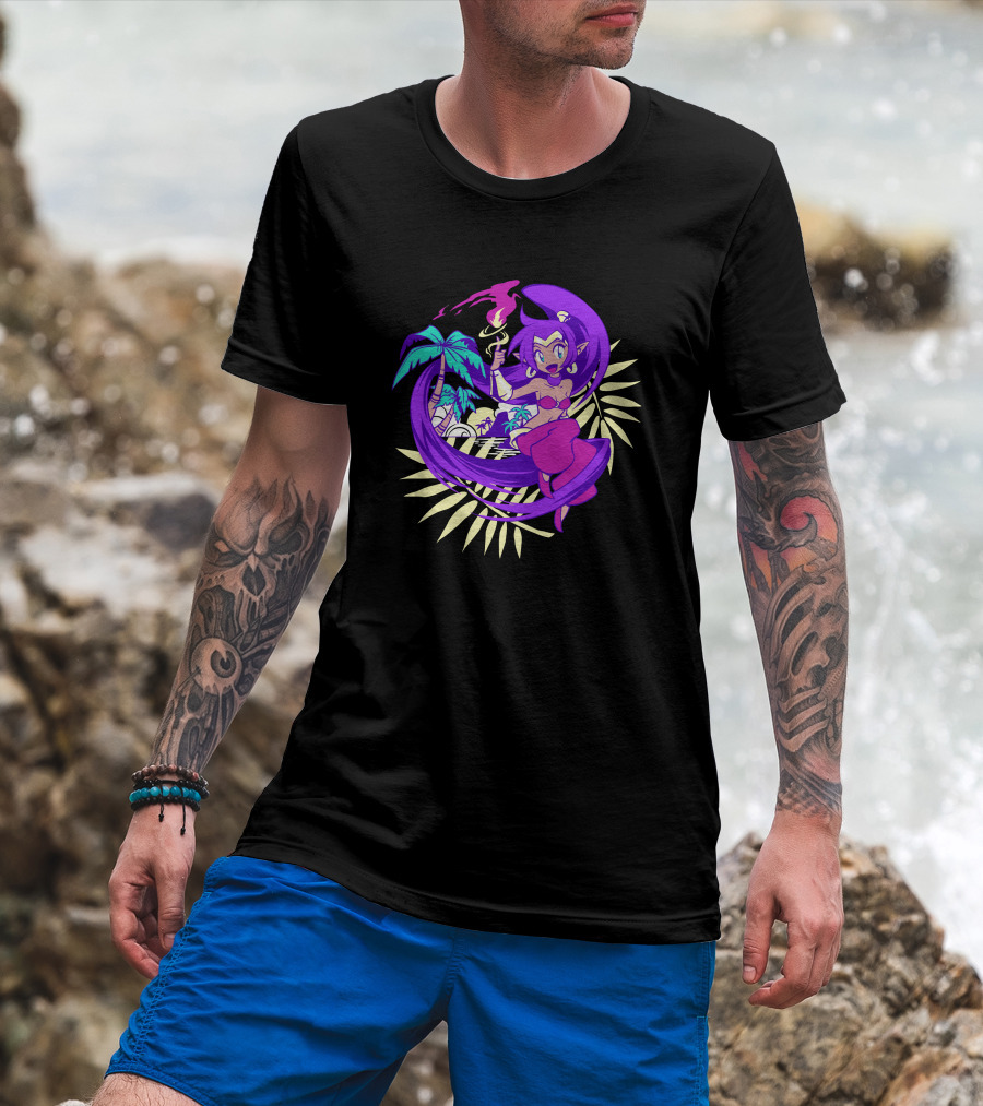 Shantae Tropical Trickster Palm Magic Fusion T-Shirt