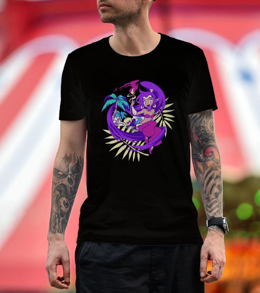 Shantae Tropical Trickster Palm Magic Fusion T-Shirt