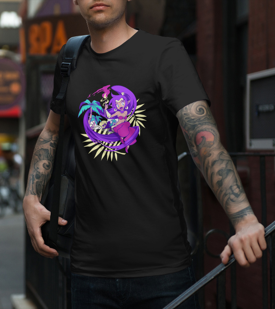 Shantae Tropical Trickster Palm Magic Fusion T-Shirt