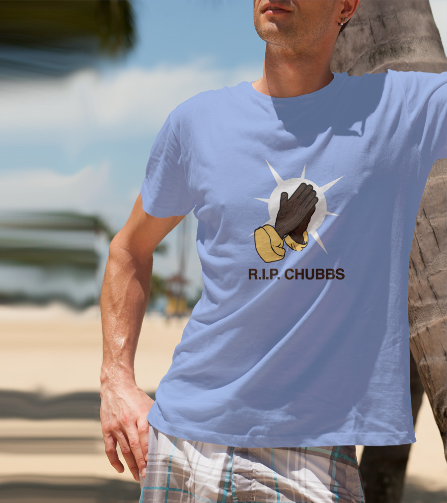R.I.P. Chubbs Praying Hands T-Shirt