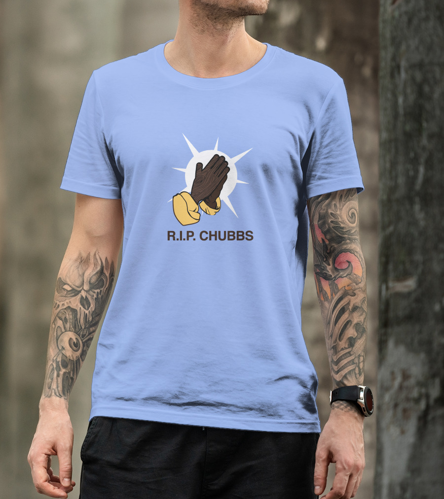 R.I.P. Chubbs Praying Hands T-Shirt