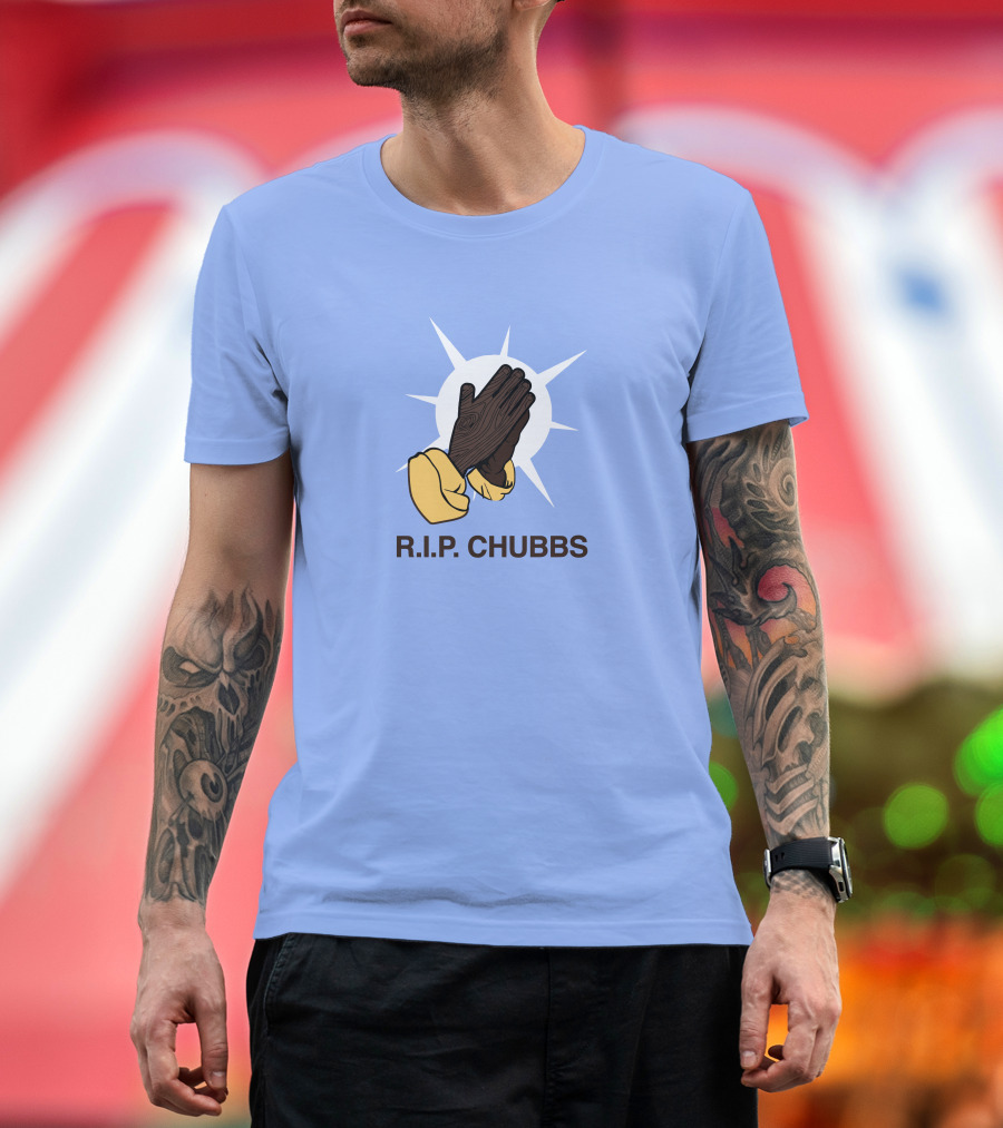 R.I.P. Chubbs Praying Hands T-Shirt