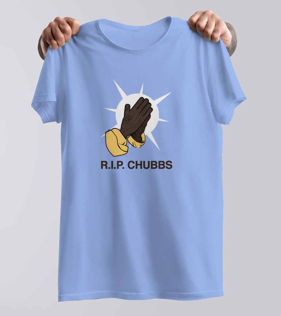 R.I.P. Chubbs Praying Hands T-Shirt