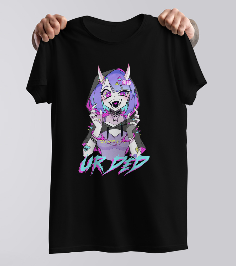 UR DED Kawaii Demon Anime Aesthetic T-Shirt