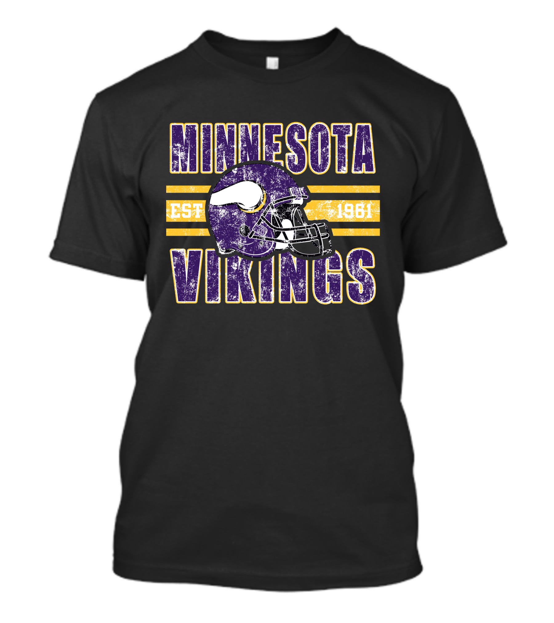 Minnesota Vikings Est 1961 Helmet DS0003-2D 18 T-Shirt
