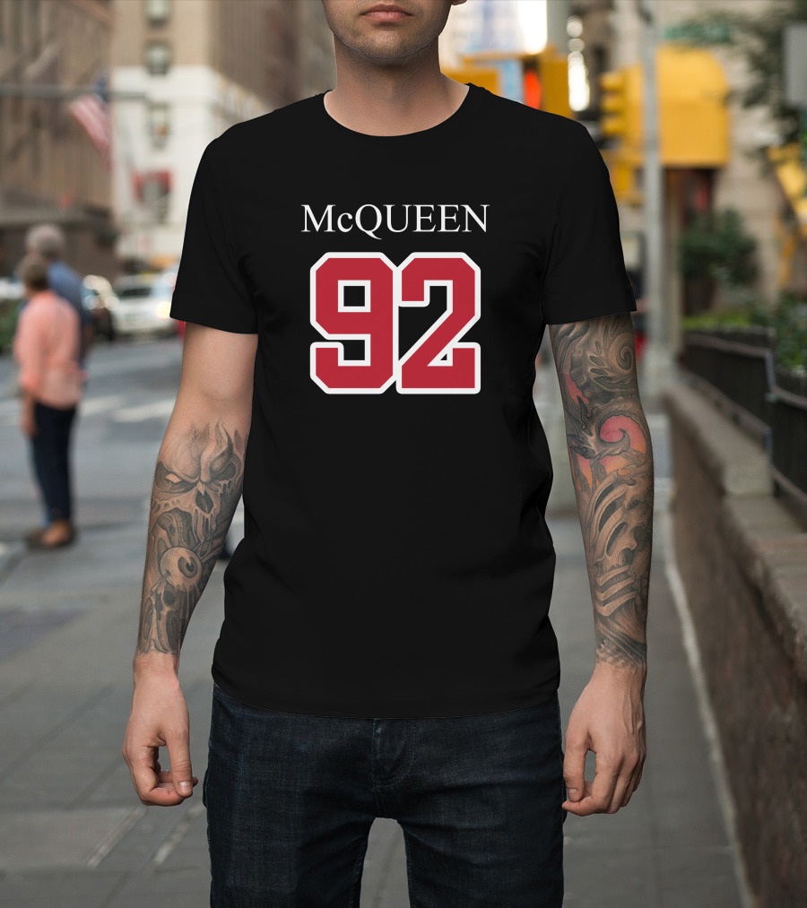McQUEEN 92 Red Number T-Shirt