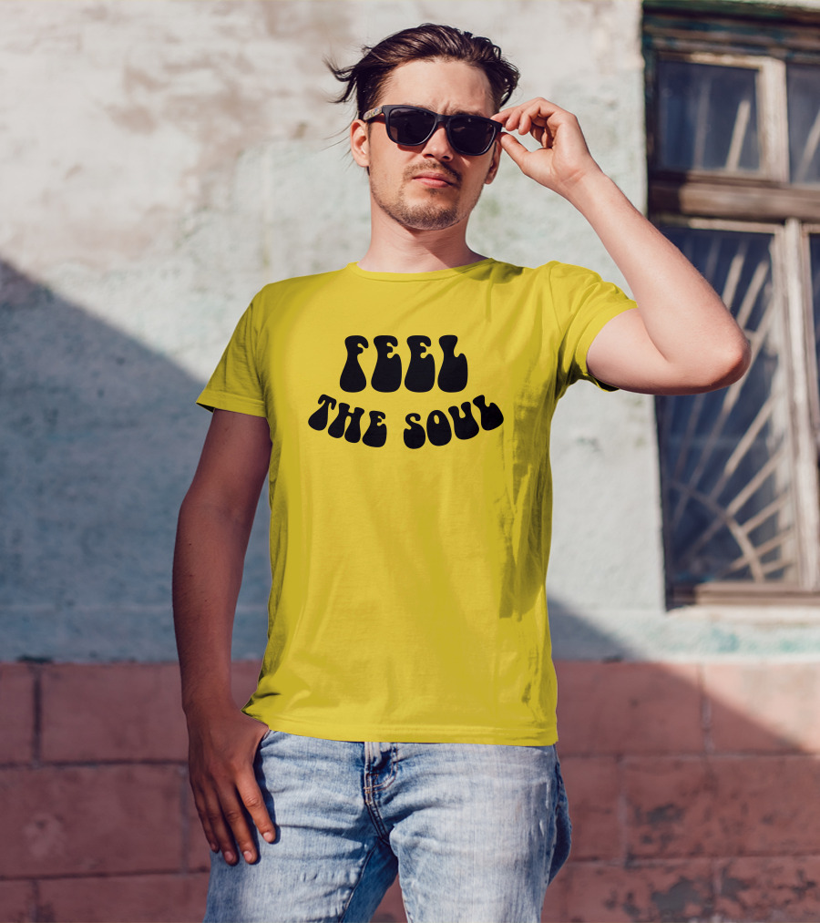 Feel The Soul Retro Vibes Psychedelic T-Shirt