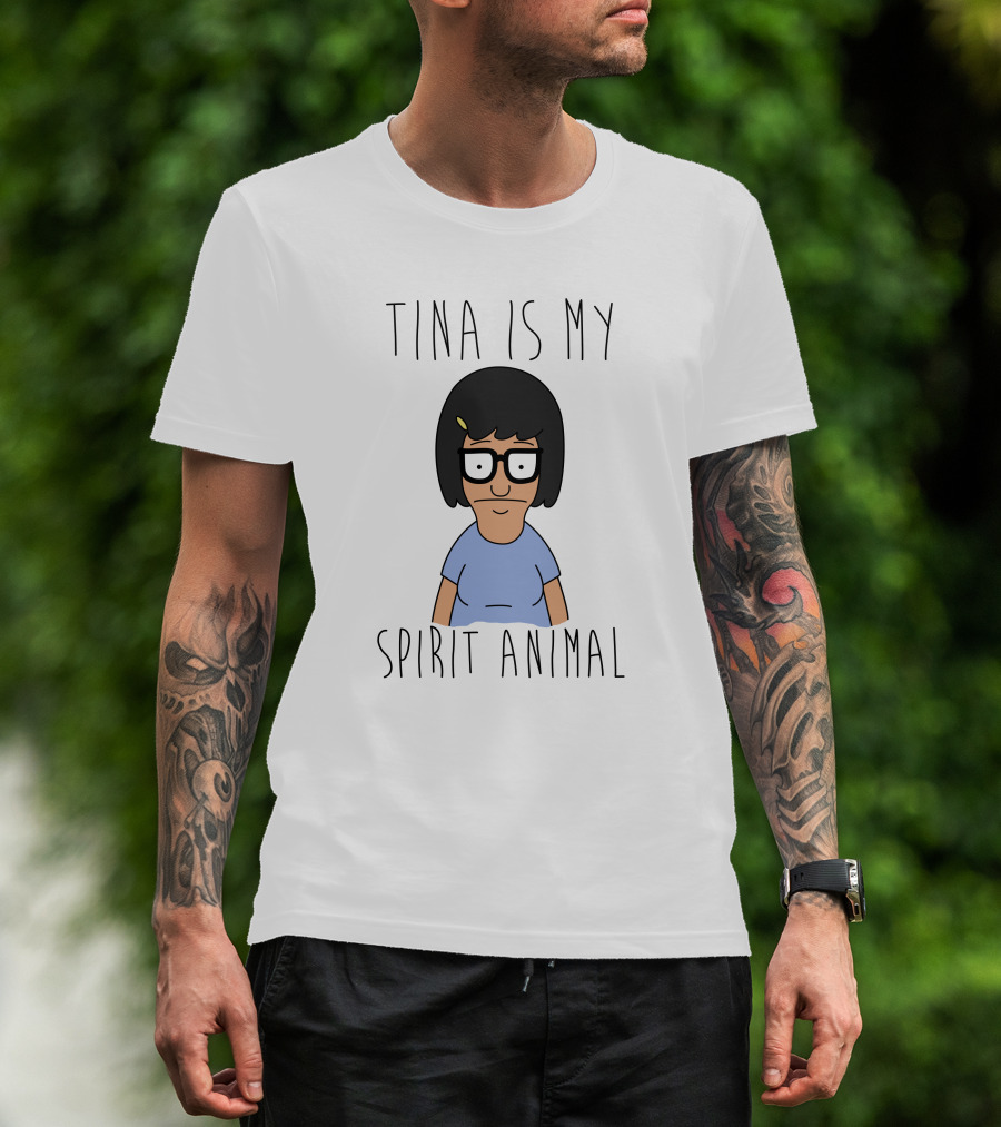 Tina Is My Spirit Animal Bob's Burgers Character Image T-Shirt