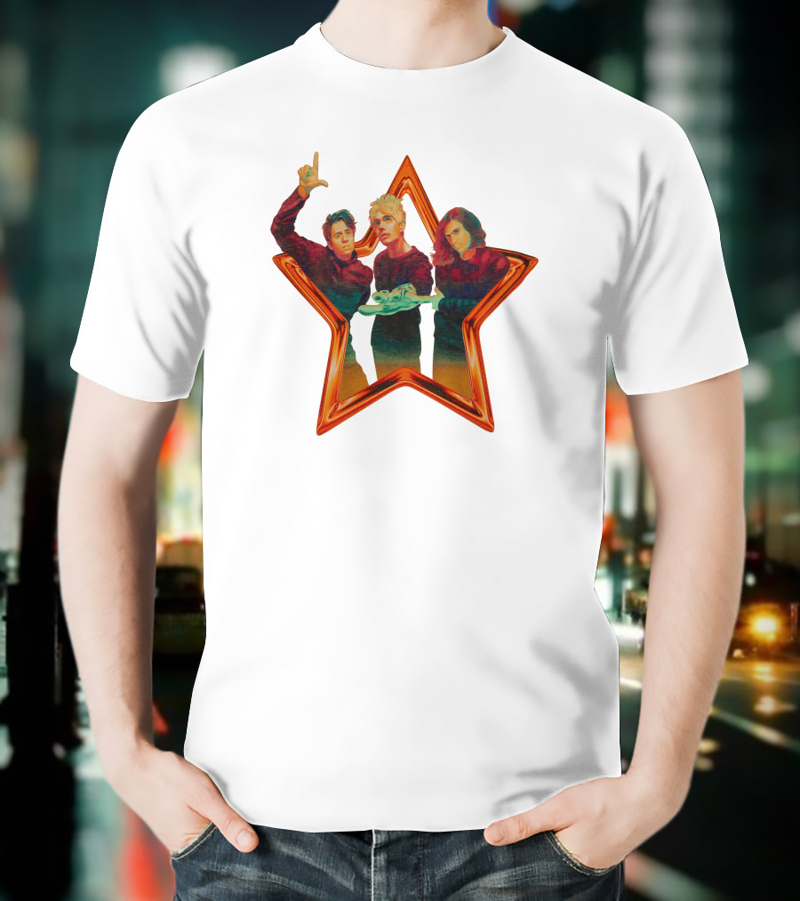 Waterparks Band Star Frame Trio T-Shirt
