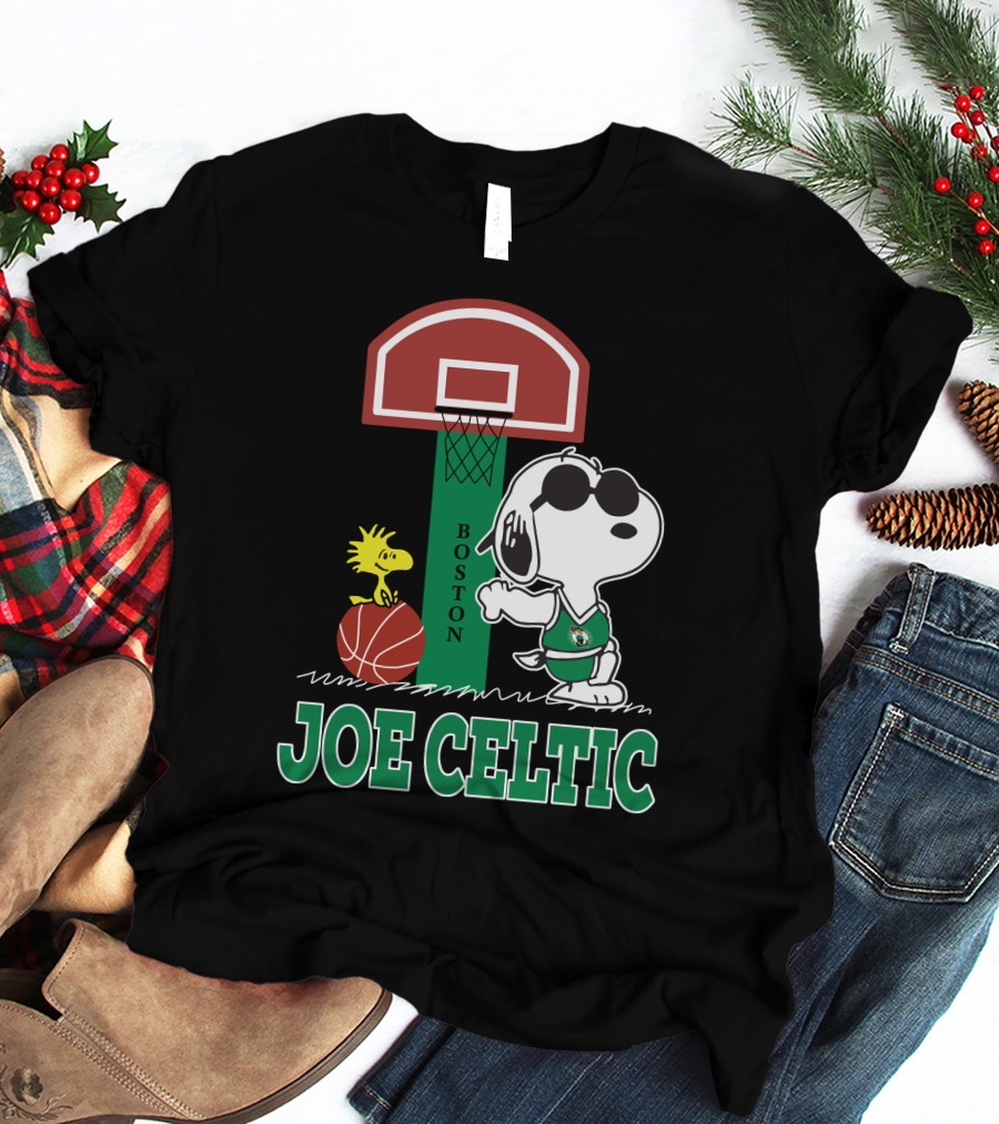 Snoopy Joe Celtic Boston Basketball Fan T-Shirt