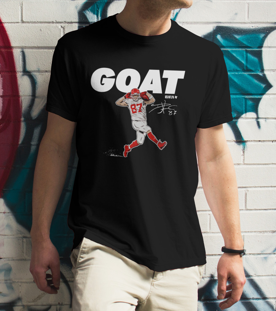 GOAT 87 NFLPA Kansas City Chiefs Te Signature T-Shirt