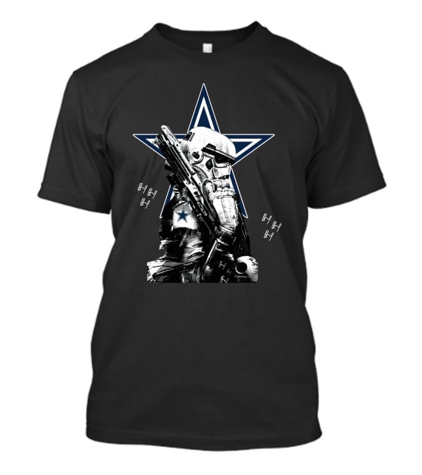 Stormtrooper Dallas Cowboys Star Wars Crossover Fan T-Shirt