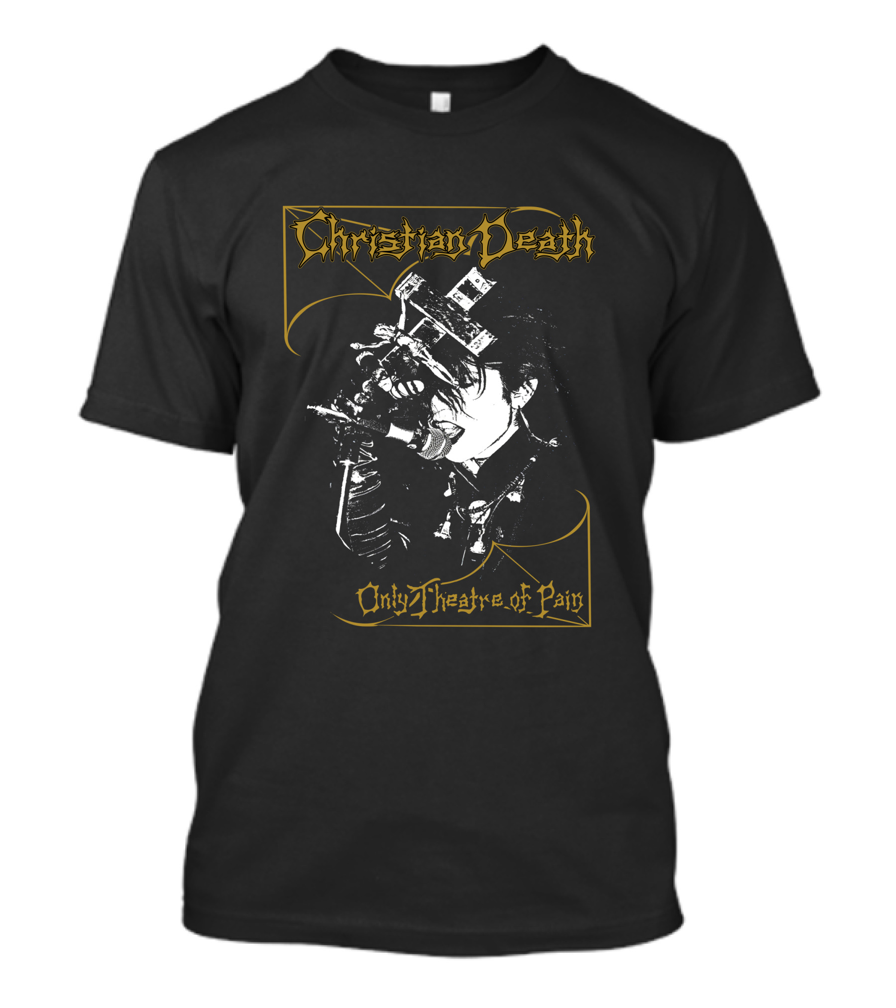 Christian Death Only Theatre Of Pain Goth Merch T-Shirt