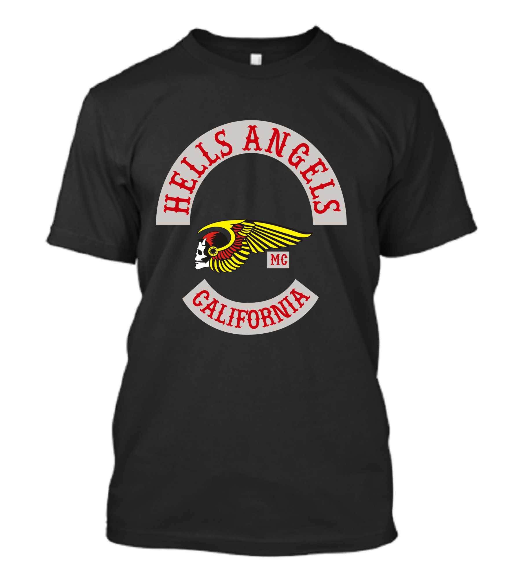 Hells Angels MC California Skull Wing T-Shirt