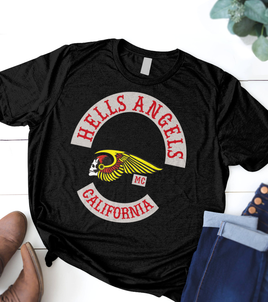 Hells Angels MC California Skull Wing T-Shirt