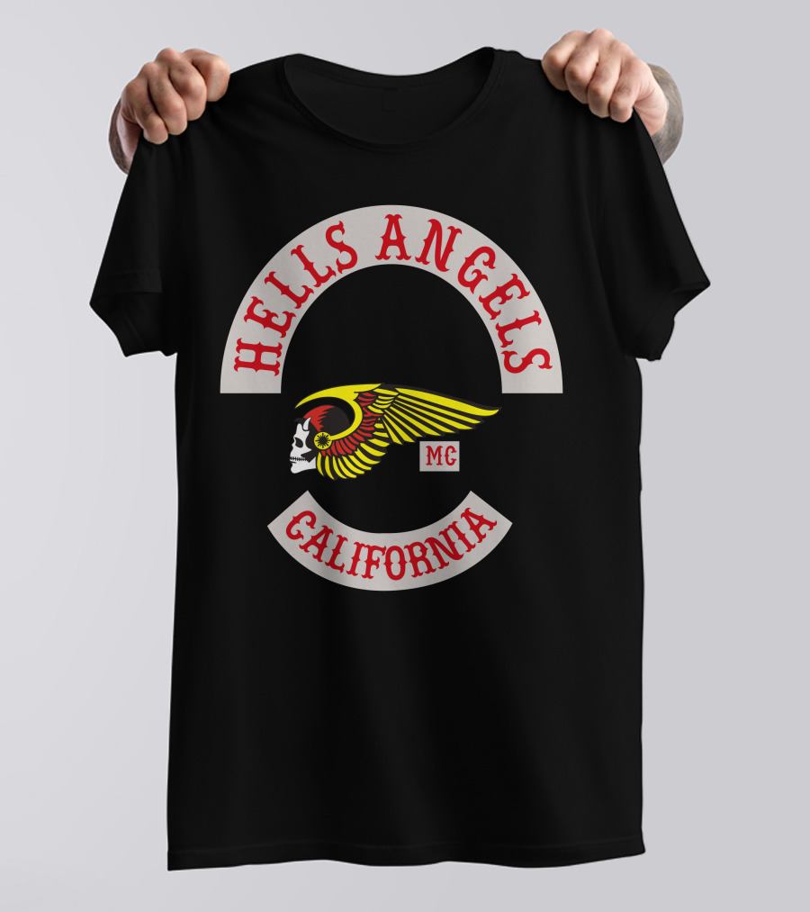 Hells Angels MC California Skull Wing T-Shirt