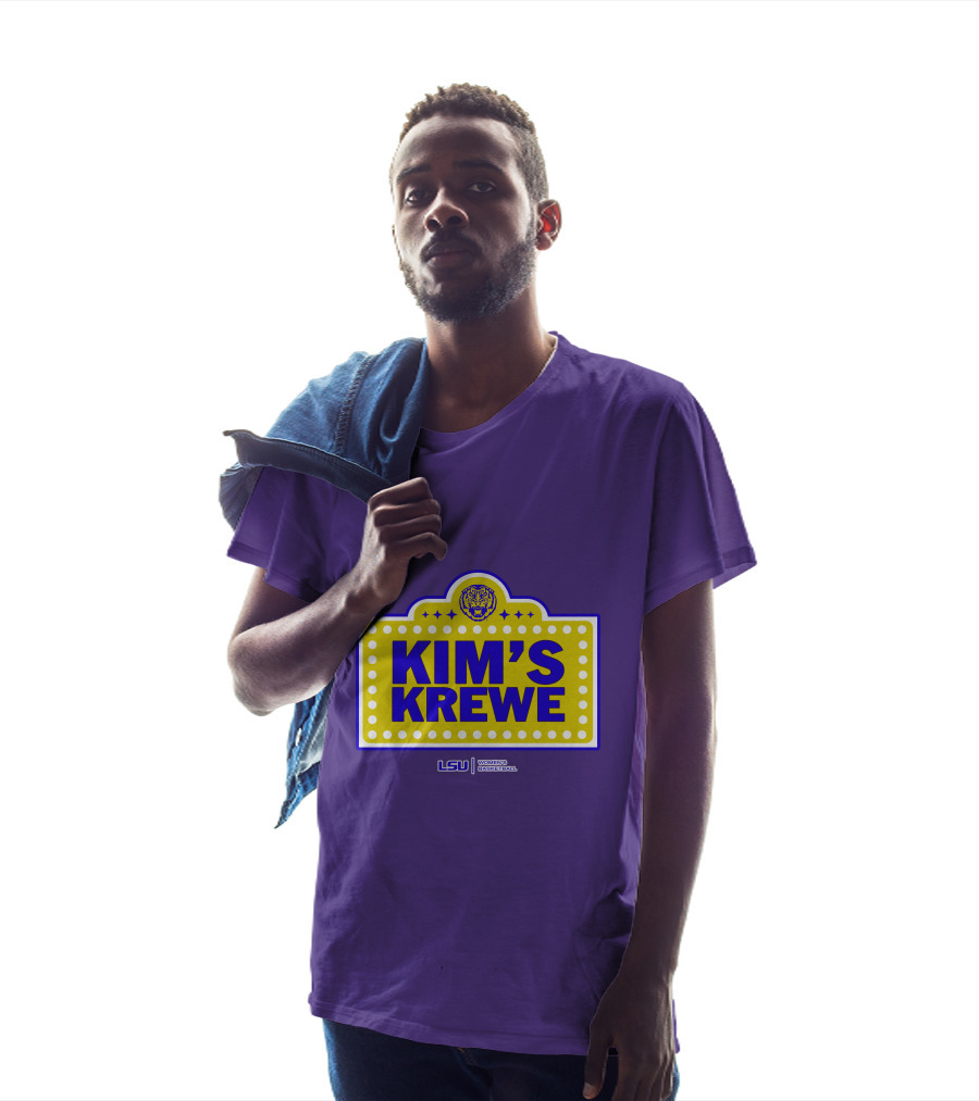 LSU Tigers Women's Basketball Kim's Krewe Featuring Iconic Tiger T-Shirt
