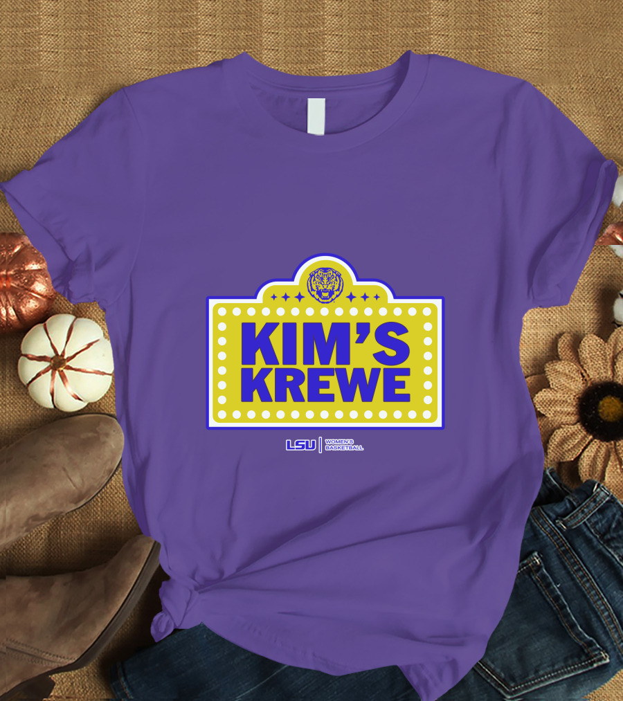 LSU Tigers Women's Basketball Kim's Krewe Featuring Iconic Tiger T-Shirt
