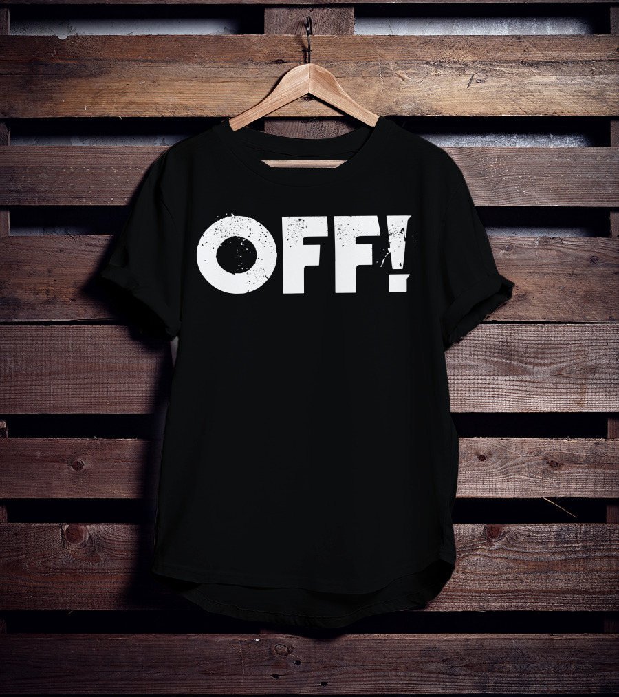 Off Punk Band Iconic Distressed Logo Merch T-Shirt