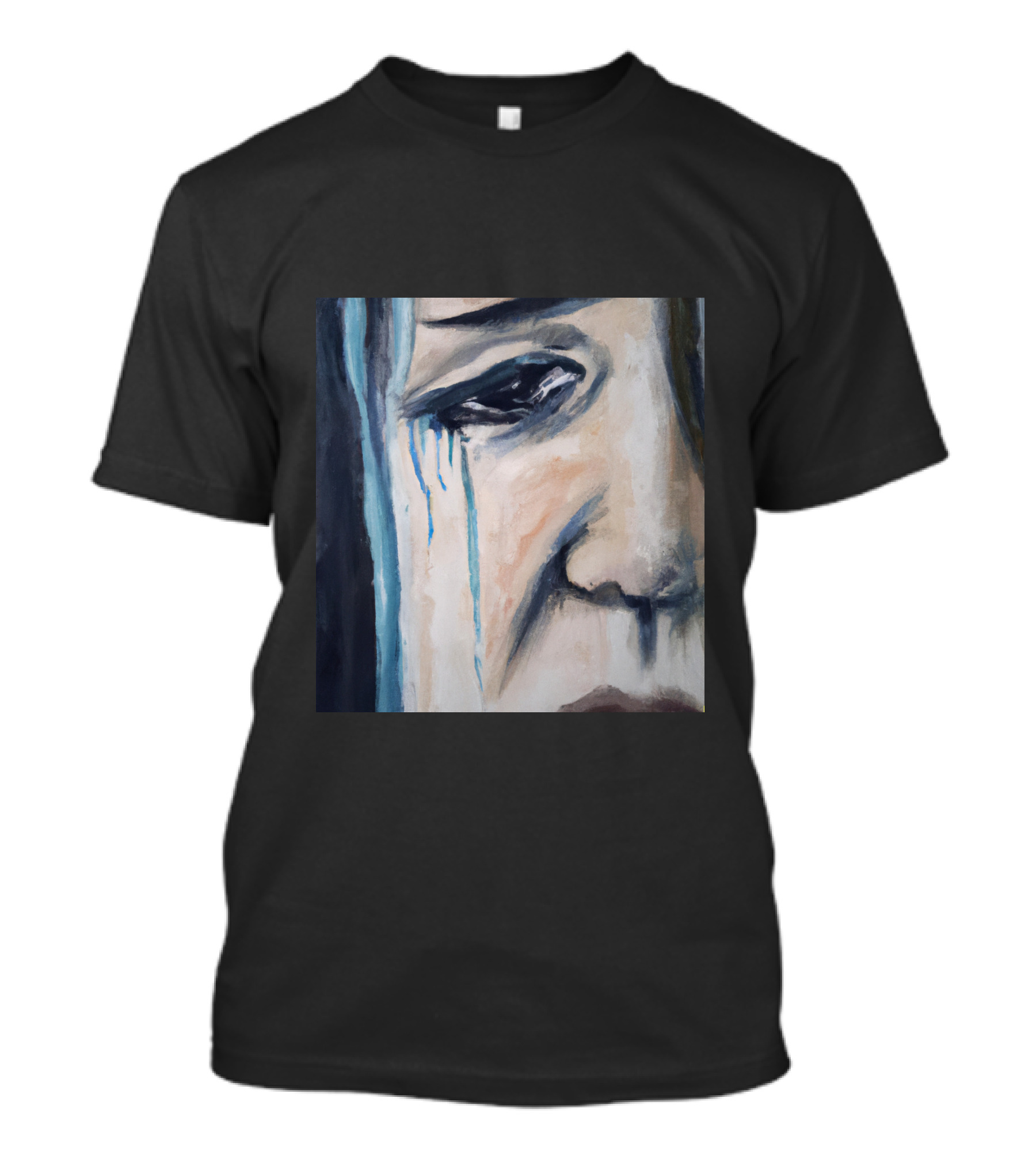 Sorrow Face Tears T-Shirt