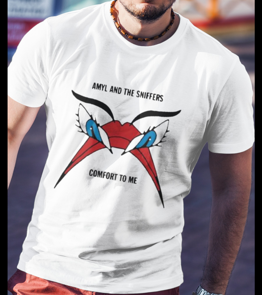 Amyl And The Sniffers Comfort To Me Red Eyes T-Shirt