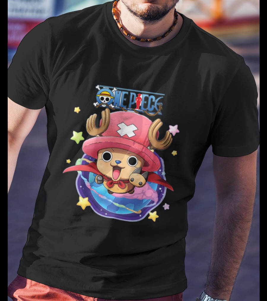 Kawaii Tony Tony Chopper One Piece Cute Starry Adventure T-Shirt