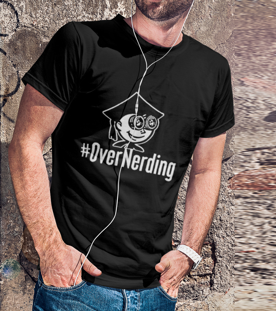 OverNerding Graduation Geek Glasses T-Shirt