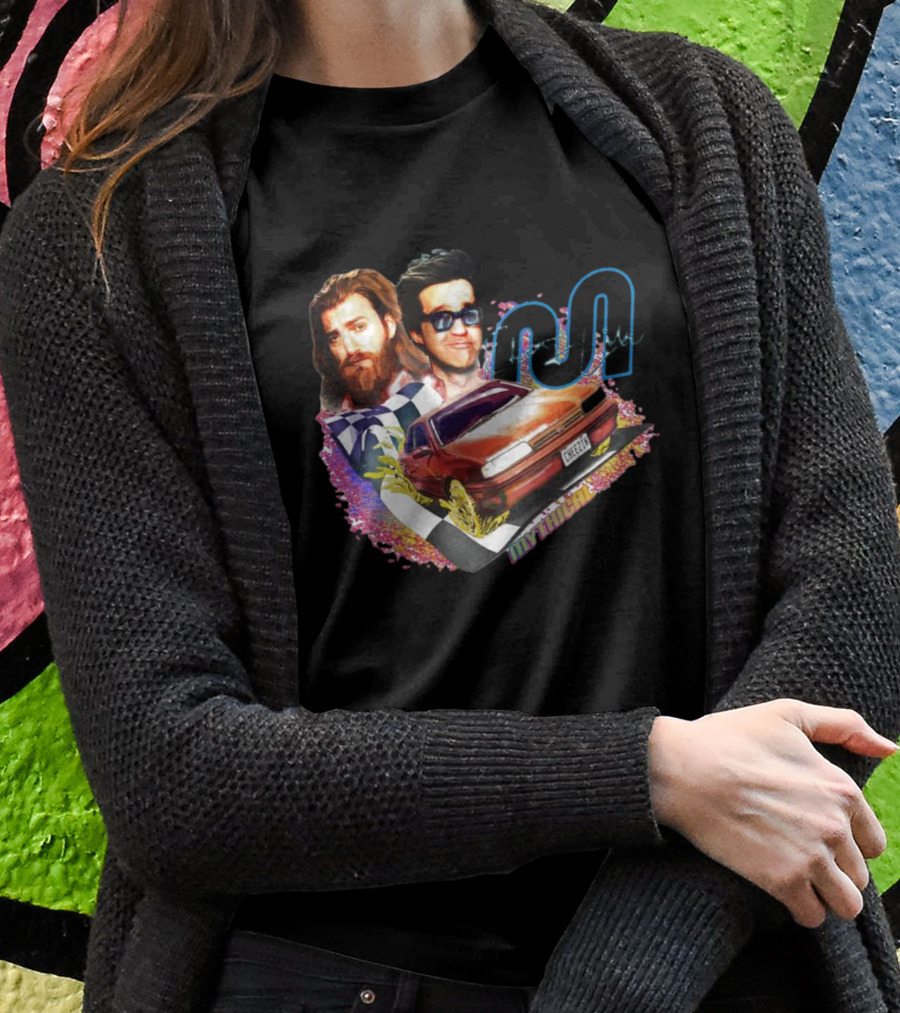 Rhett And Link Mythical Cheese Wheel Racing Cheetz Signature T-Shirt