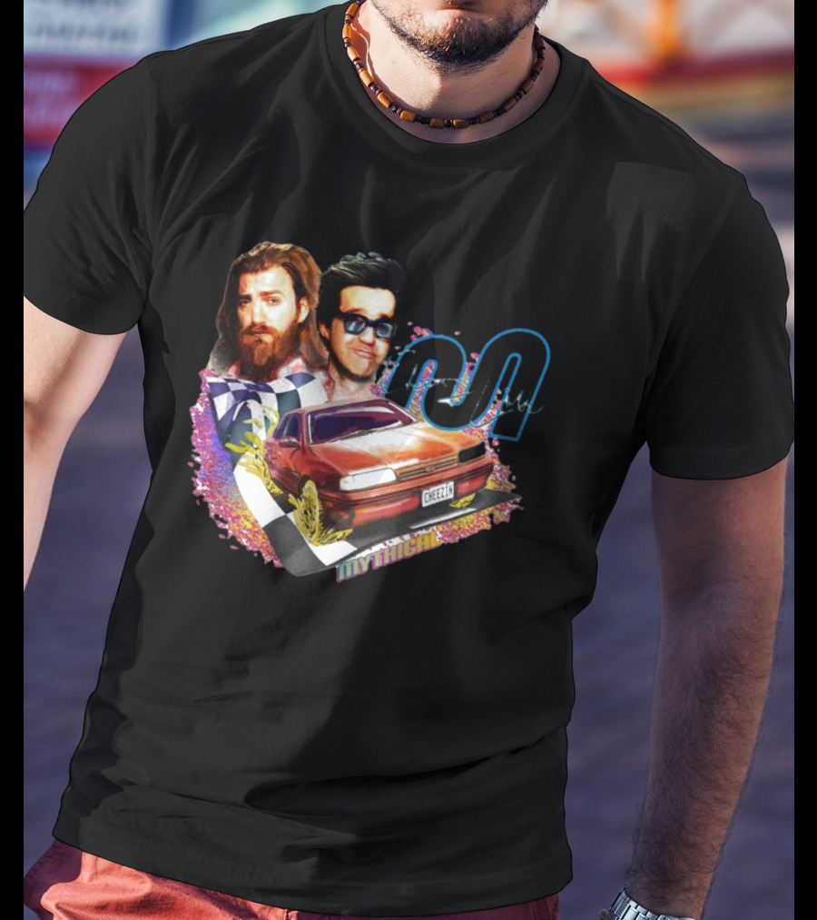 Rhett And Link Mythical Cheese Wheel Racing Cheetz Signature T-Shirt