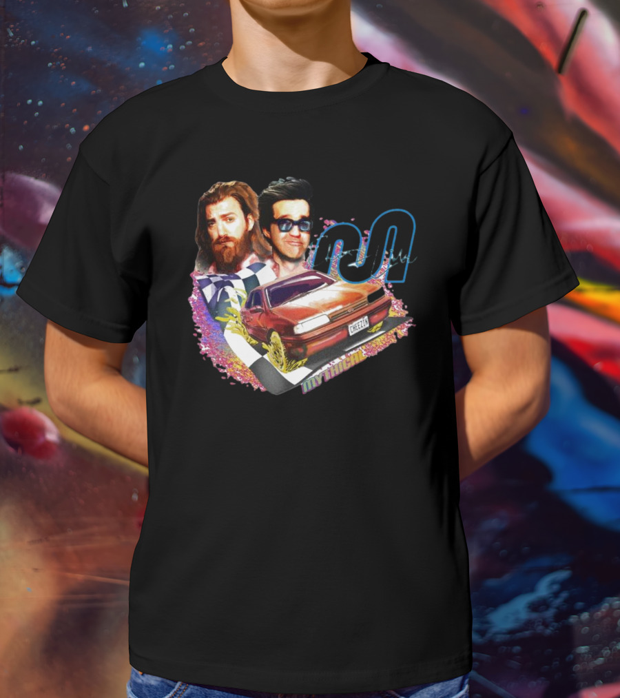 Rhett And Link Mythical Cheese Wheel Racing Cheetz Signature T-Shirt