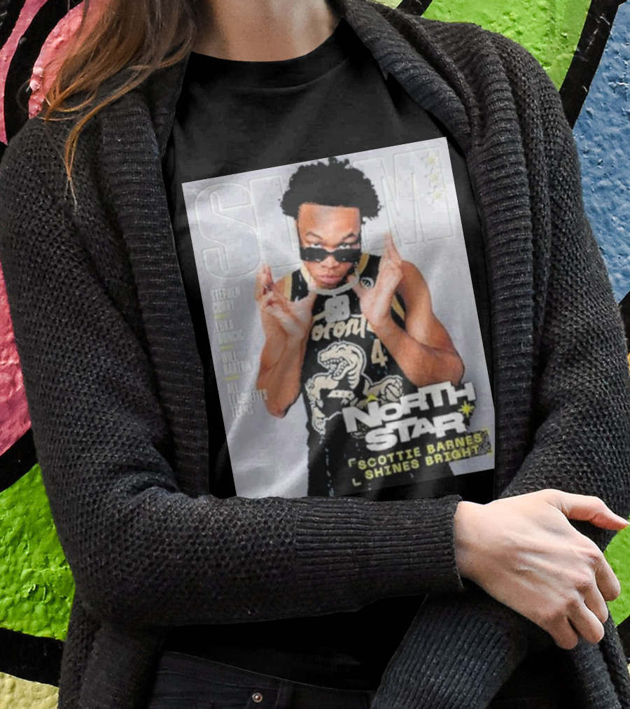 SLAM Cover North Star Toronto Raptors Scottie Barnes Shines Bright T-Shirt