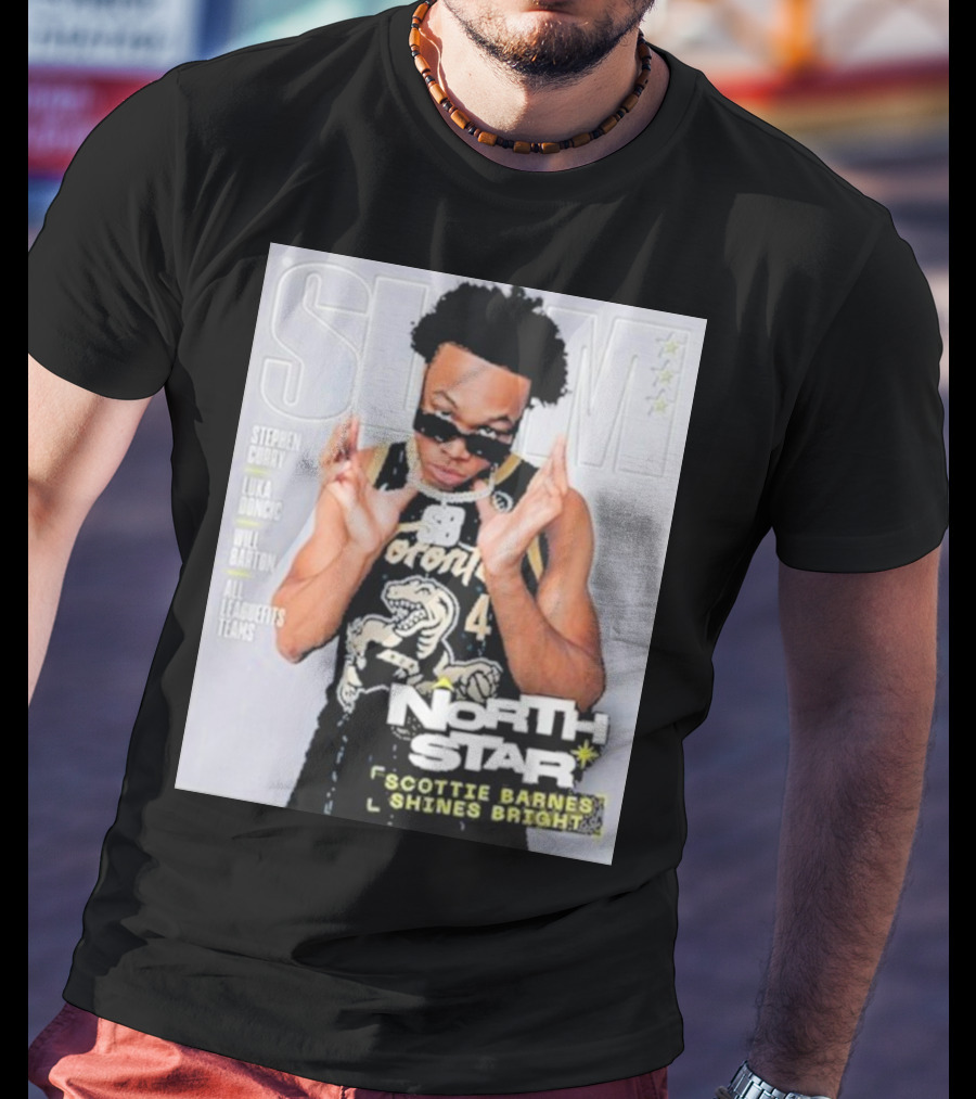 SLAM Cover North Star Toronto Raptors Scottie Barnes Shines Bright T-Shirt