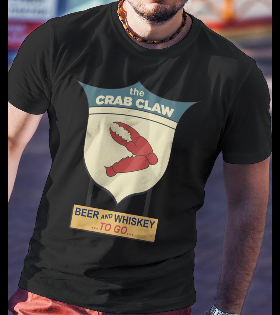 The Crab Claw Beer And Whiskey To Go T-Shirt